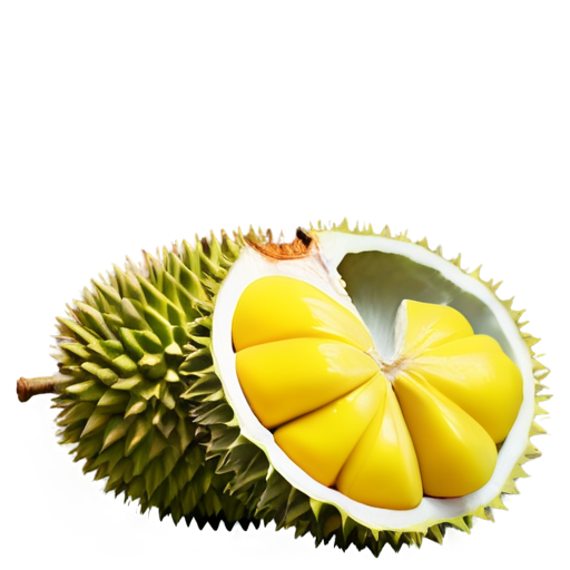 album with A creamy durian style and a green border, white background. - icon | sticker