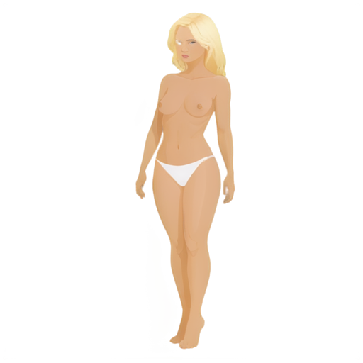 The best of the erotic blond girl - icon | sticker