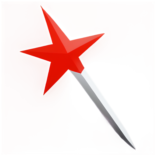 soviet red star with sword - icon | sticker