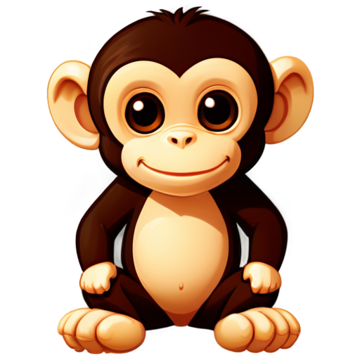 rich monkey - icon | sticker