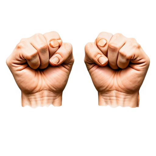 two high fist block animated icon - icon | sticker