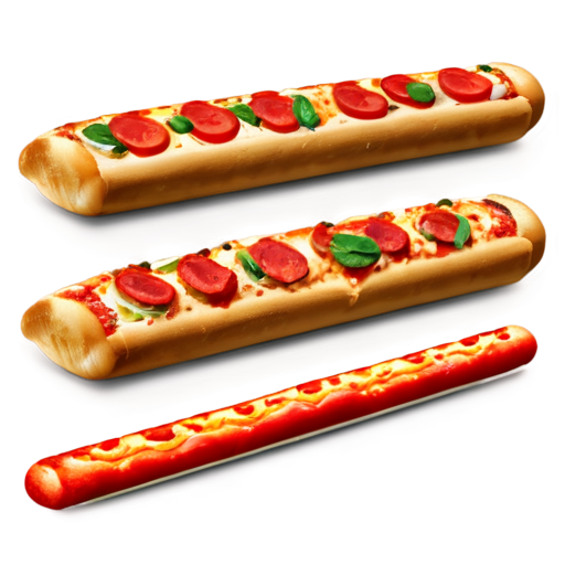 pizza baguette - icon | sticker