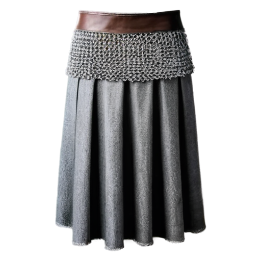 Simple poor medieval chainmail skirt - icon | sticker