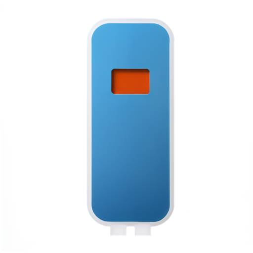 wallbox Charging station electro car, blue, white, sympel, pictogram - icon | sticker