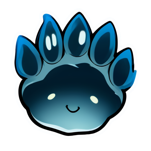 cat's foot - icon | sticker