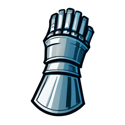 knight gauntlets outline icon - icon | sticker