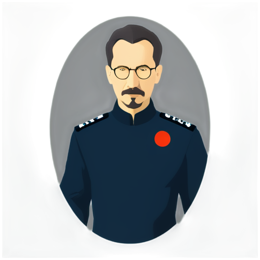 Felix Edmundovich Dzerzhinsky cyberpunk - icon | sticker