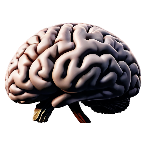a brain with thunder, thunder - icon | sticker