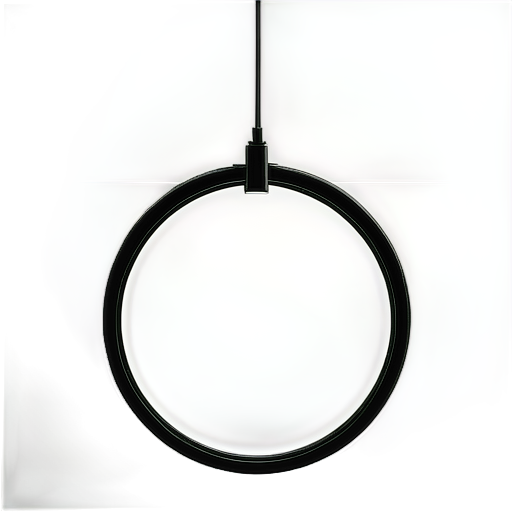 hanging circle light - icon | sticker