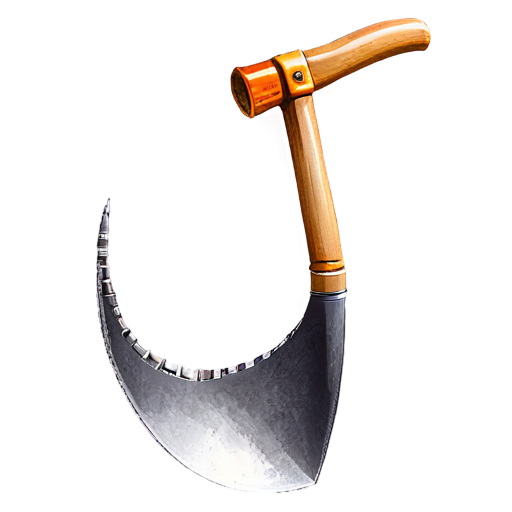 artistic art style mining pickaxe - icon | sticker