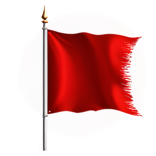 2d red flag sprite - icon | sticker