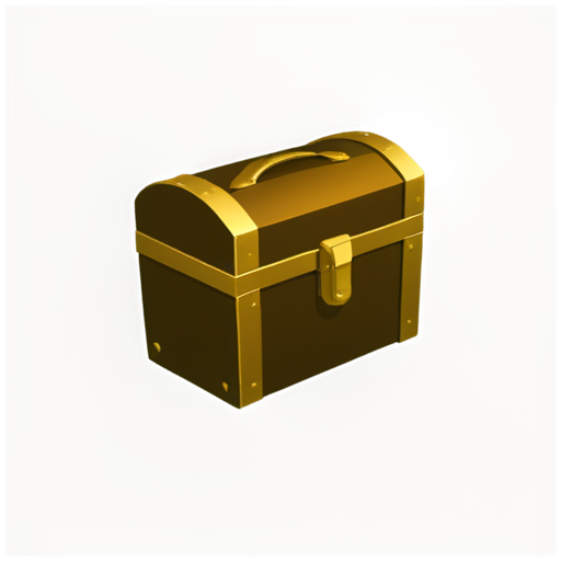 a treasure chest with cards in it - icon | sticker