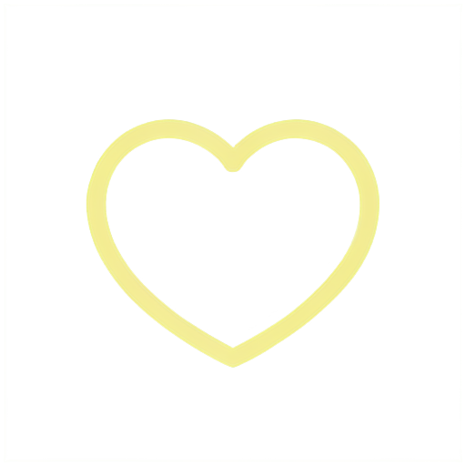 icon for a dating application and to have a heart, around the heart there are lines of light emanating like from the sun - icon | sticker