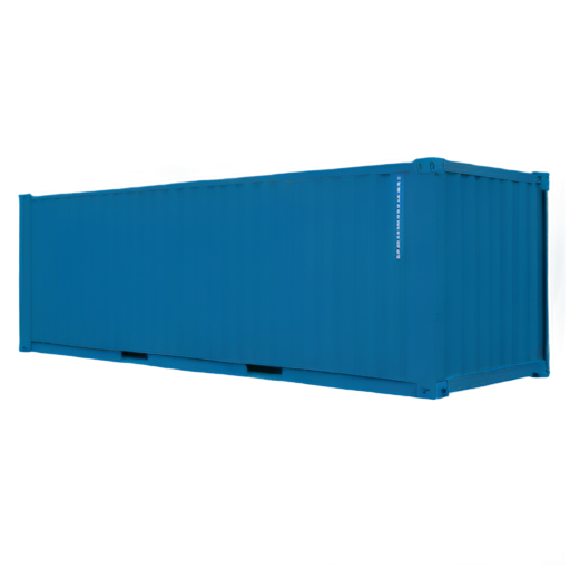 container horizontal blue color - icon | sticker