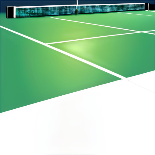 tennis court - icon | sticker