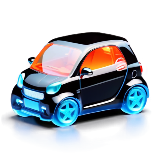 Super smart car without logo - icon | sticker