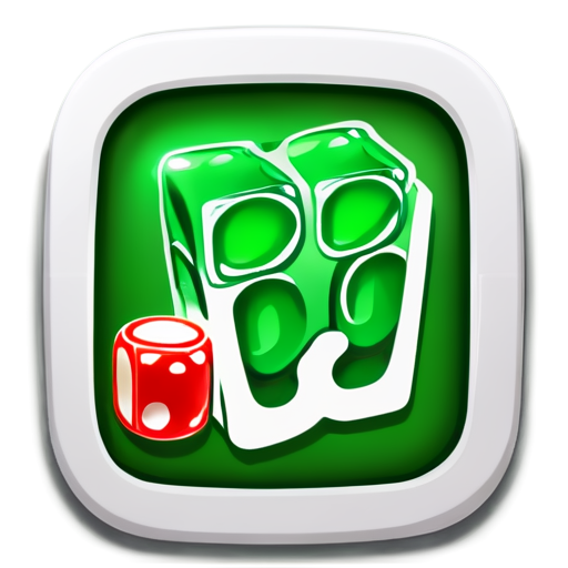 An icon that is a widget for the game. Indicates a hand-drawn bet. It must contain green bills on a white background. The picture conveys a sense of risk, a warning. 2D style - icon | sticker