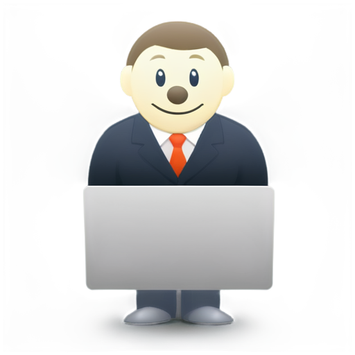 IT-support mascot for bank - icon | sticker