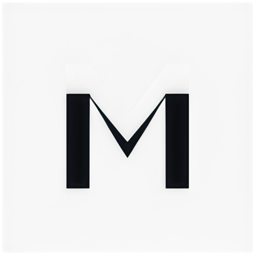 the letter M - icon | sticker