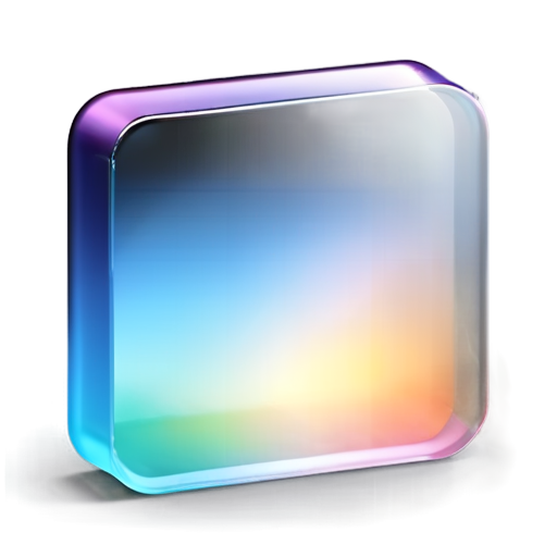 glass apps list icon - icon | sticker