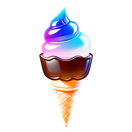 mascot Ice cream logo - icon | sticker