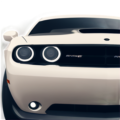 headlights dodge challenger - icon | sticker