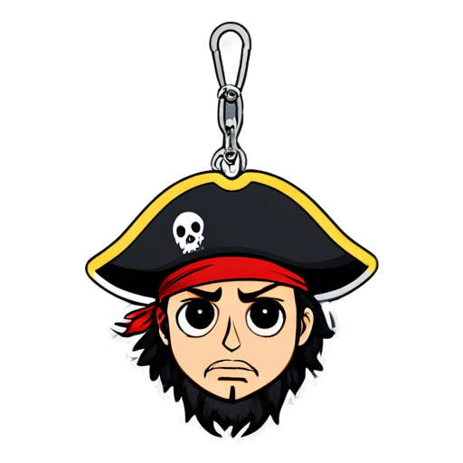 a pirate was hanged to death - icon | sticker