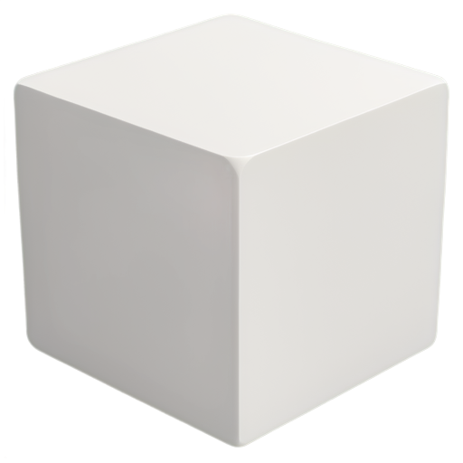 cube transparent background - icon | sticker