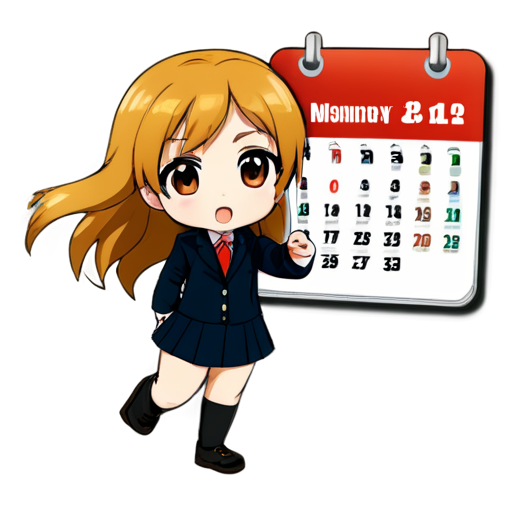 fighting mental fatigue with calendar management - icon | sticker