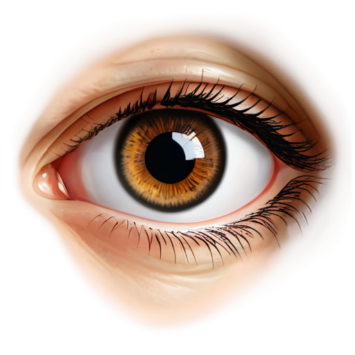 Eye and ear together overlapping - icon | sticker