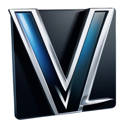 create a logo with the letters V - icon | sticker