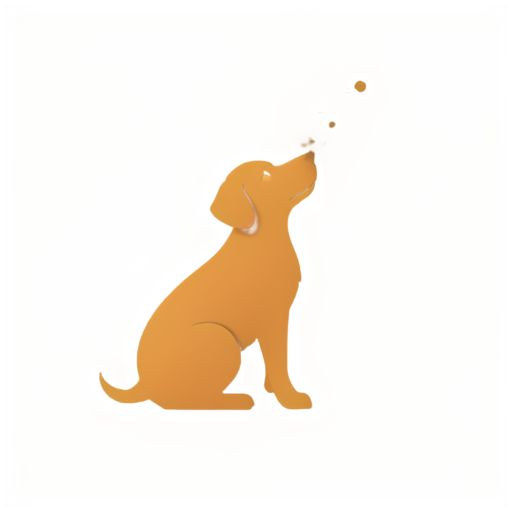 a rusty dog - icon | sticker