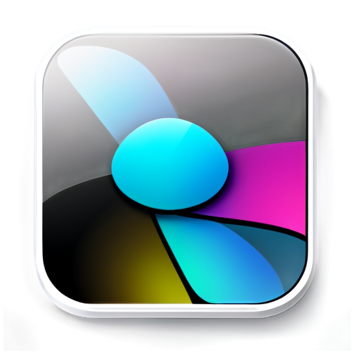 Colorful Wallpaper APP Icon - icon | sticker