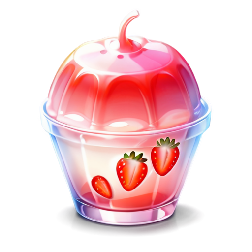 cute strawberry crepe - icon | sticker