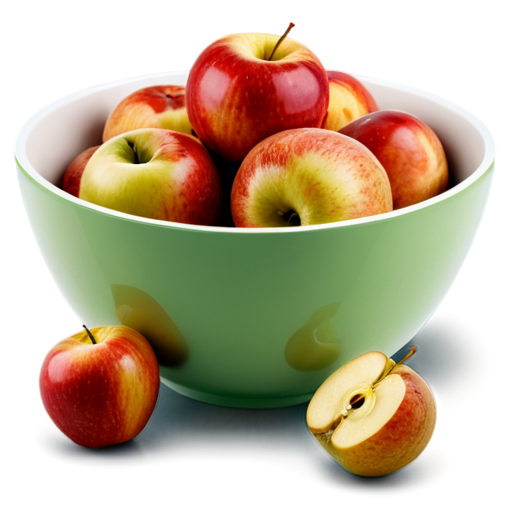 a bowl of apples - icon | sticker