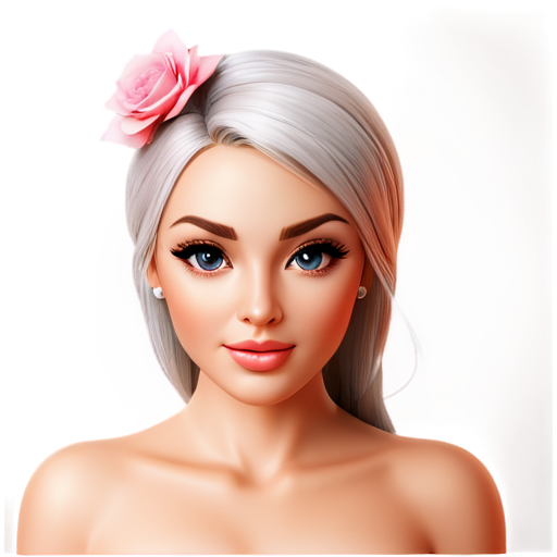 3D cute beauty icon - icon | sticker