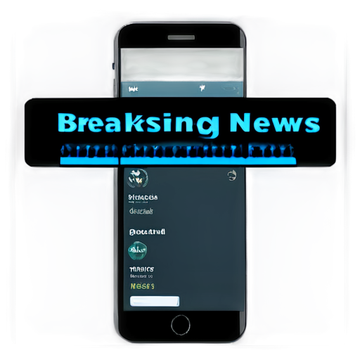 Breaking News Application app - icon | sticker
