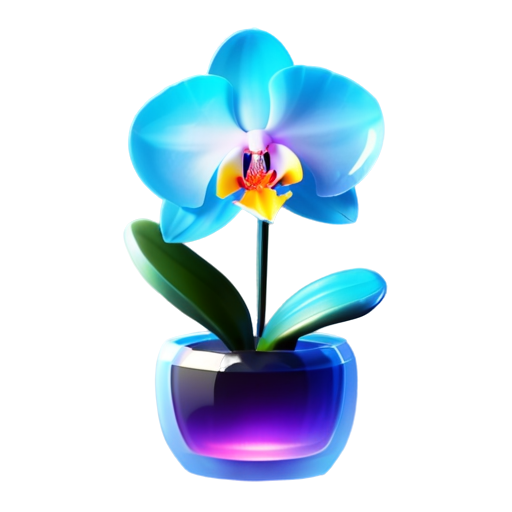 vanda orchid - icon | sticker