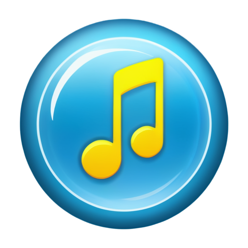 create an icon for a music app named BeatBubble - icon | sticker