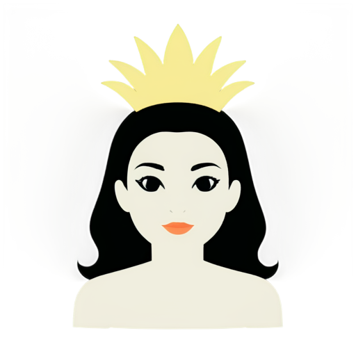 Ananas girl - icon | sticker