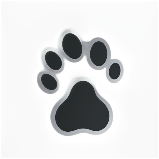 Cat paw - icon | sticker