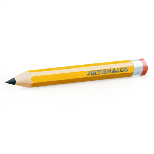 Multiple pencils and an eraser - icon | sticker