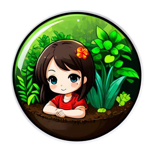 florarium - icon | sticker