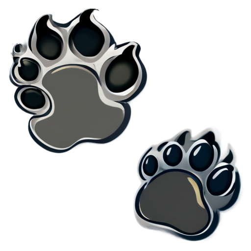 cat's foot - icon | sticker