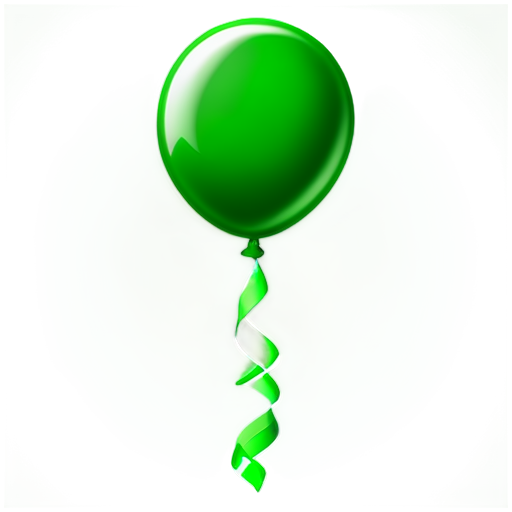 green success mark icon, ballon style - icon | sticker