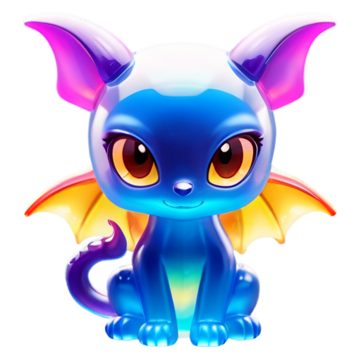 dragon at a size of 32 pixels to be displayed in the page tab It must be mandatory to have 2 wings and 4 paws. - icon | sticker