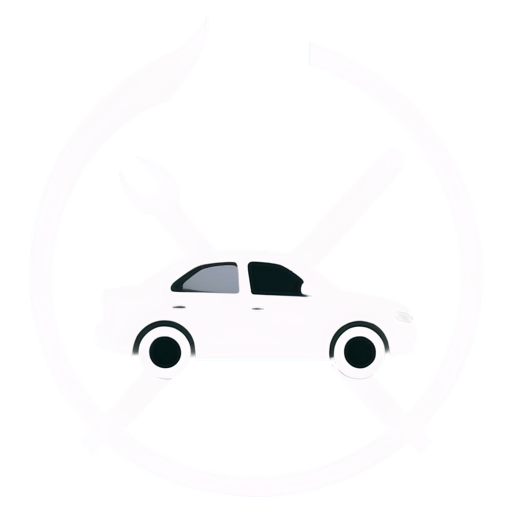 car repaire, with car and tools - icon | sticker