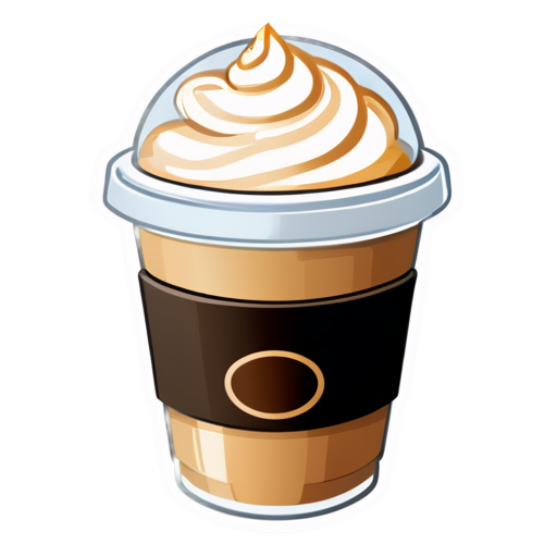 coffee with ice - icon | sticker