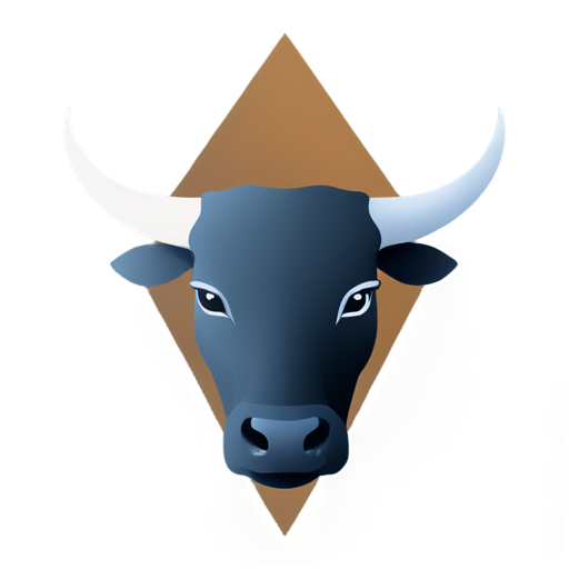trading and stock marketing, learning,tips, bull - icon | sticker