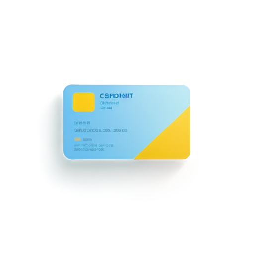 generate ID card diagonal card in blue an yellow shade , now put this card encircled from top and diagonally cut from one side - icon | sticker